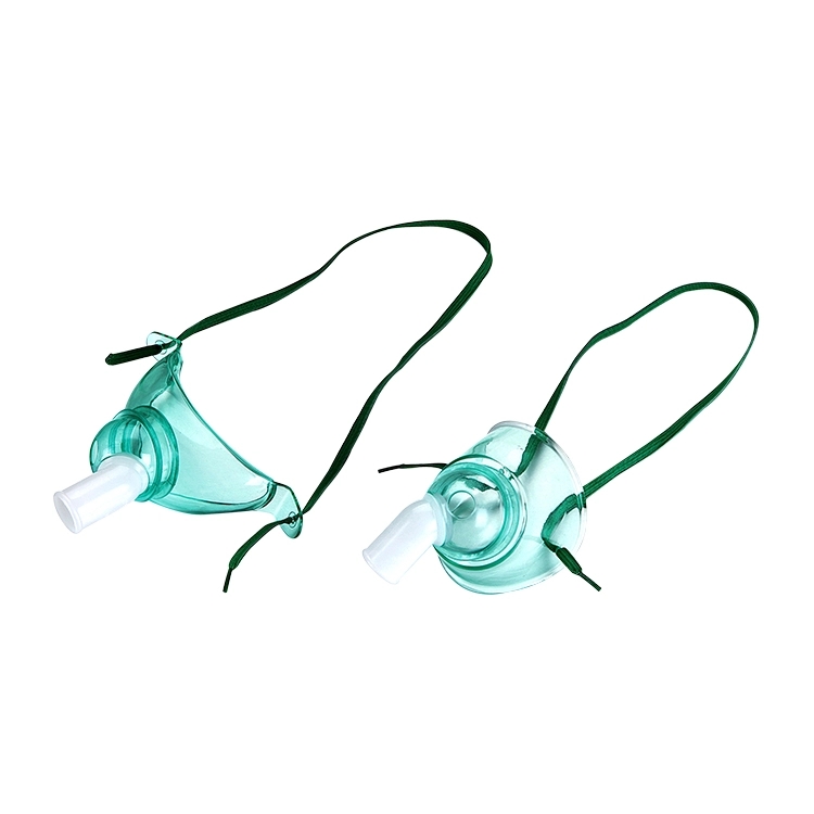 DEHP free touch tracheostomy oxygen mask yokhala ndi 360 rotation cholumikizira Tracheostomy Mask