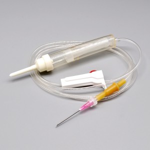 Blood Infusion Set Disposable Transfusion Set With Flow Regulator