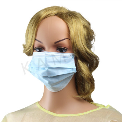 1.Non-Woven Medical 3-PLY Face Mask