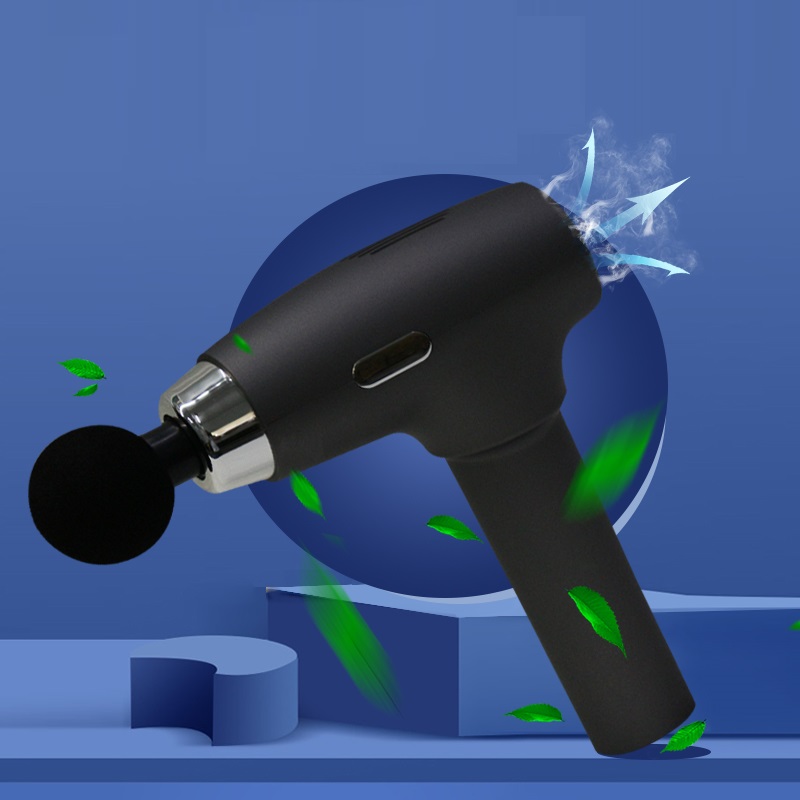 Pistola de massatge de teixit profund de mà sense escombretes de nou disseny 2020 Pistola de massatge de percussió de vibració1