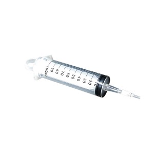 Sterile catheter tip bulb irrigation syringe