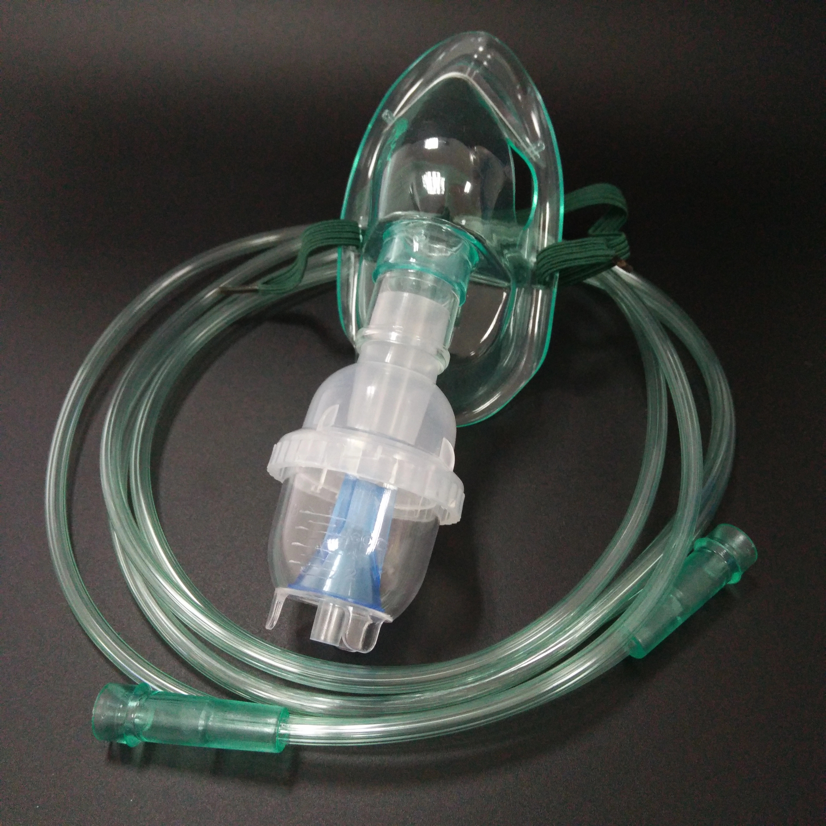 Màscara nebulitzadora d'un sol ús amb tub d'oxigen