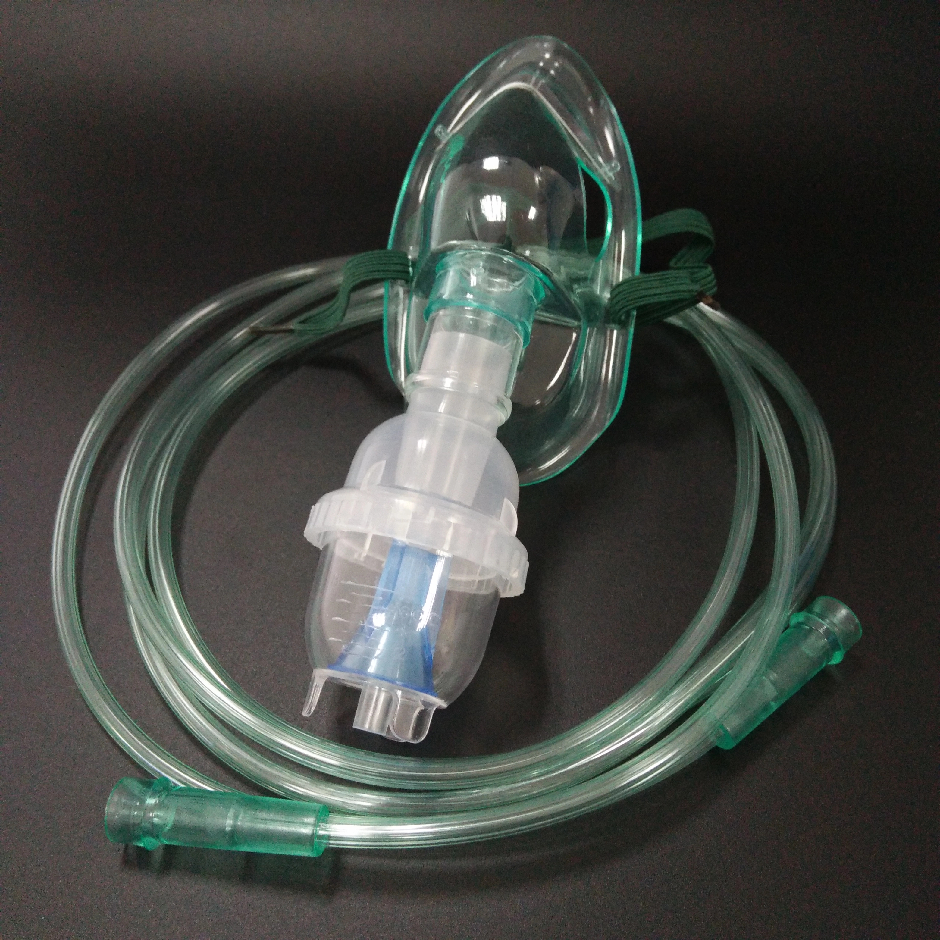 Maaskarada Nebulizer la tuuri karo oo leh Tube Ogsajiin