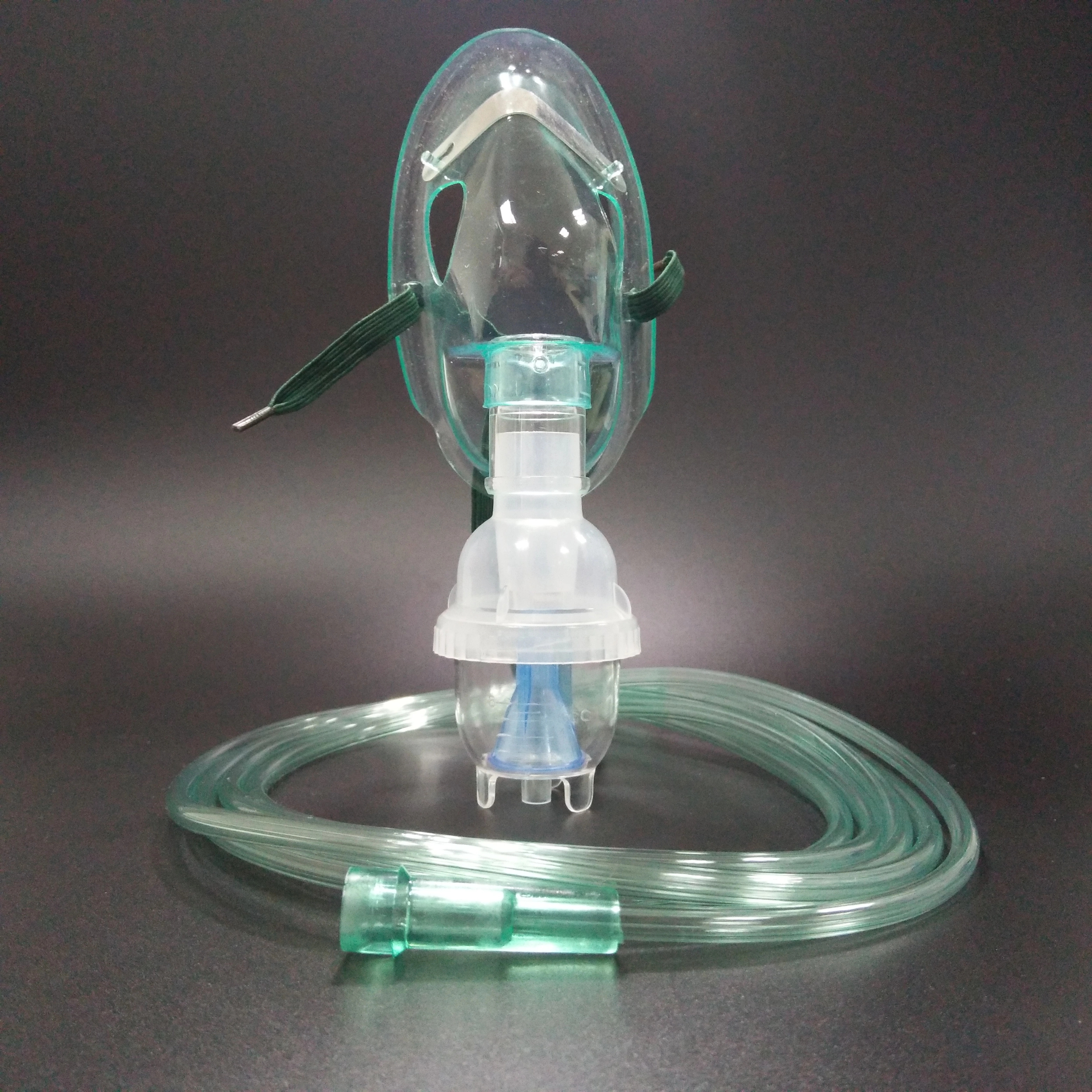Màscara nebulitzadora d'un sol ús amb tub d'oxigen