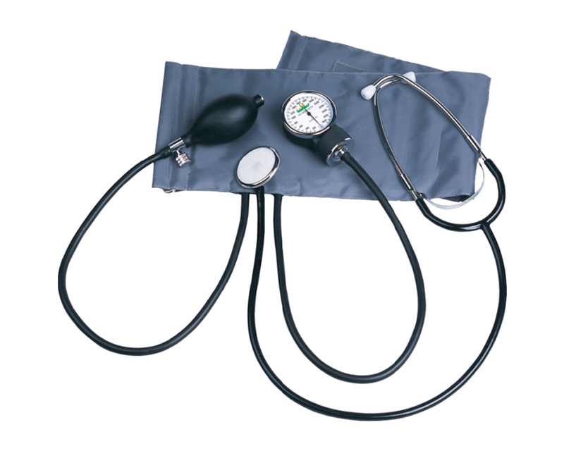 Aneroid Sphygmomanometer miaraka amin'ny stethoscope KM-DS255