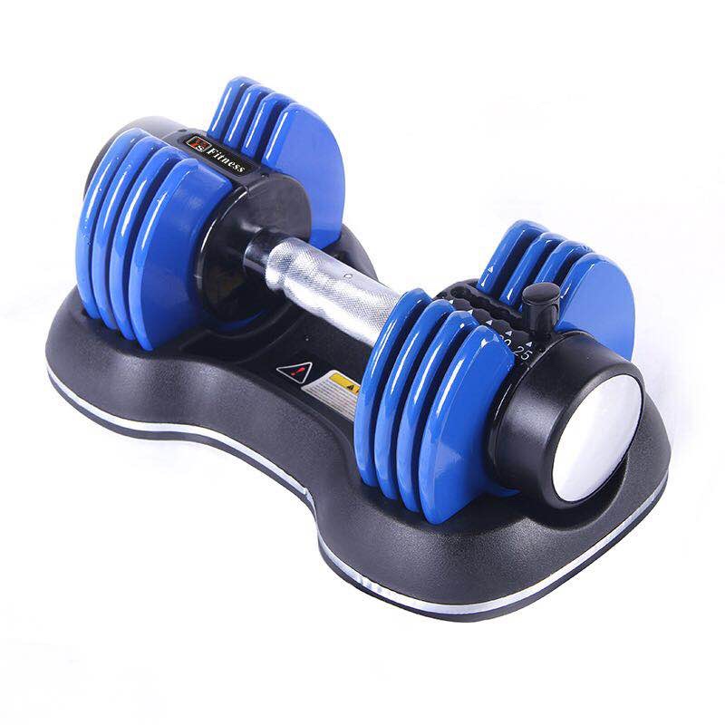 Body Building Home Gym Fitness Equipment Set Dumbbell yang Dapat Disesuaikan Dijual 12 kg3