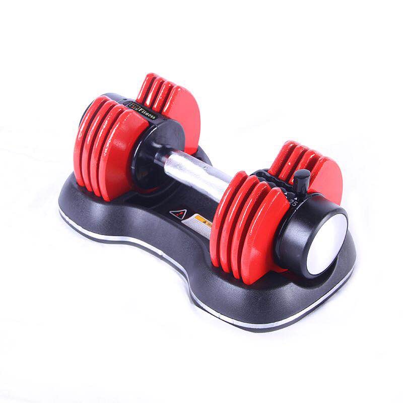 Body Building Home Gym Fitness Equipment Set Dumbbell yang Dapat Disesuaikan Dijual 12 kg4