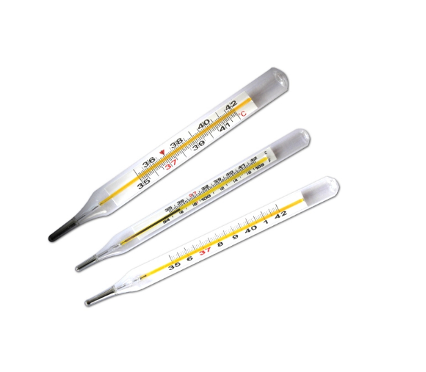 Olowo poku oogun lilo armpit gilasi mercury thermometer isẹgun (4)