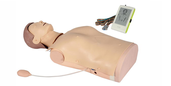 Manikin Pelatihan CPR Setengah Tubuh Elektronik