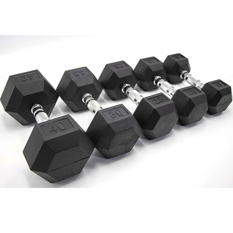 Fitness Body Building Angkat Bobot Ngarep Gym Gunakake Murah Hex Dumbbell3