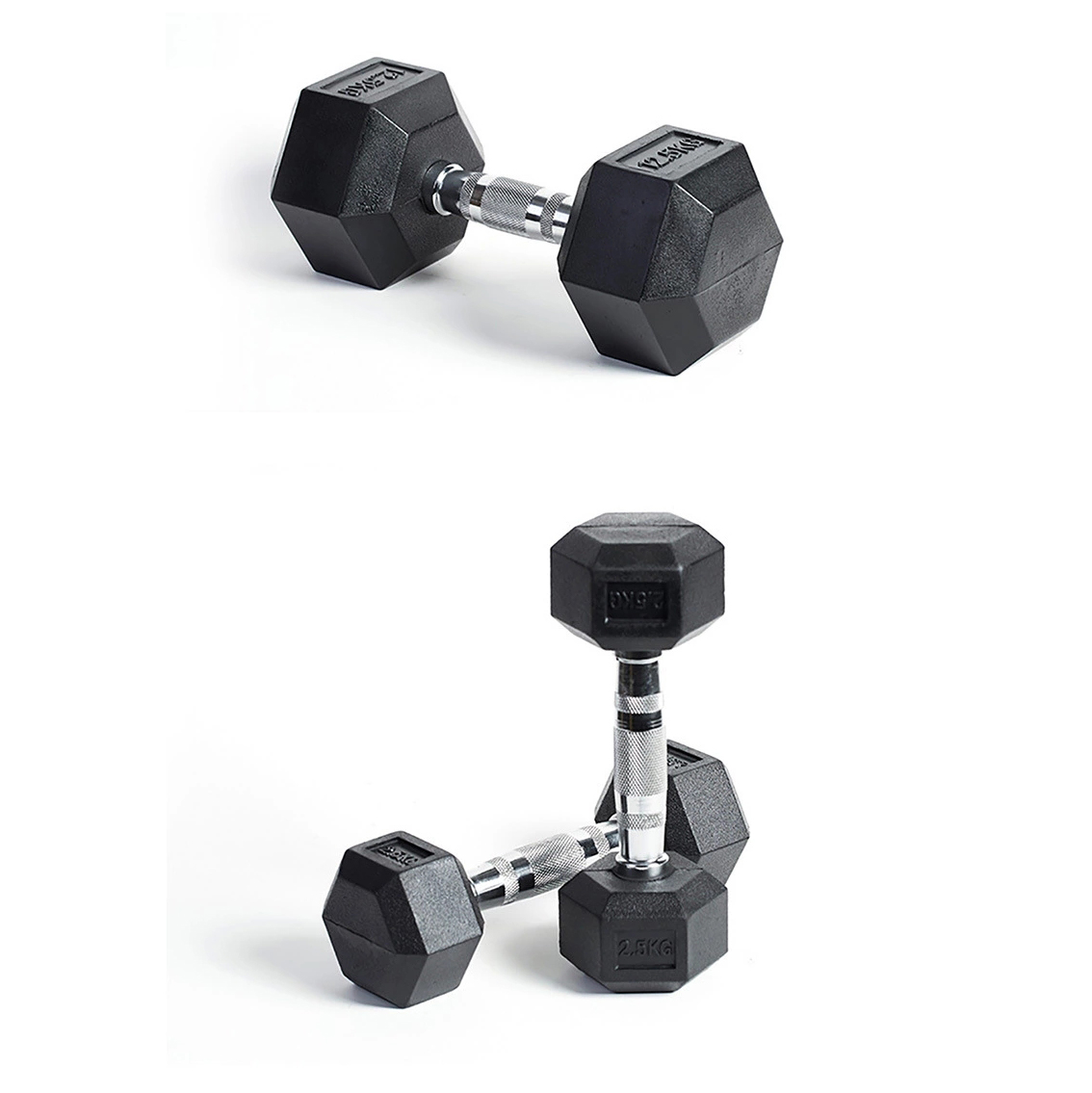 Fitness Body Building Angkat Bobot Ngarep Gym Gunakake Murah Hex Dumbbell4