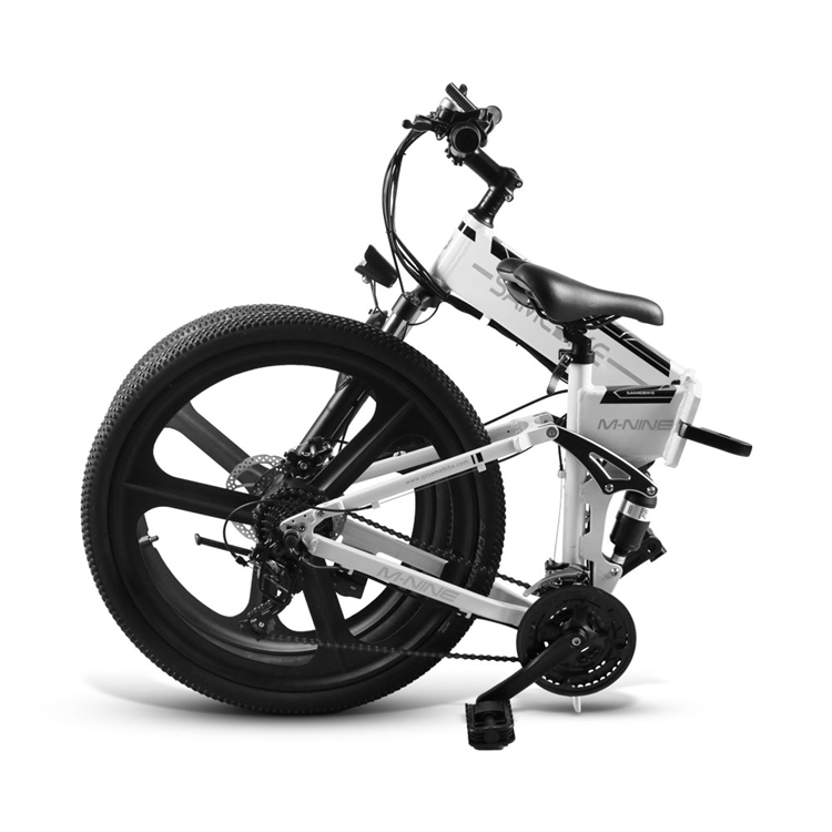 De-kalidad na Aluminum Alloy Frame Electrical Bike Bicycle Foldable4