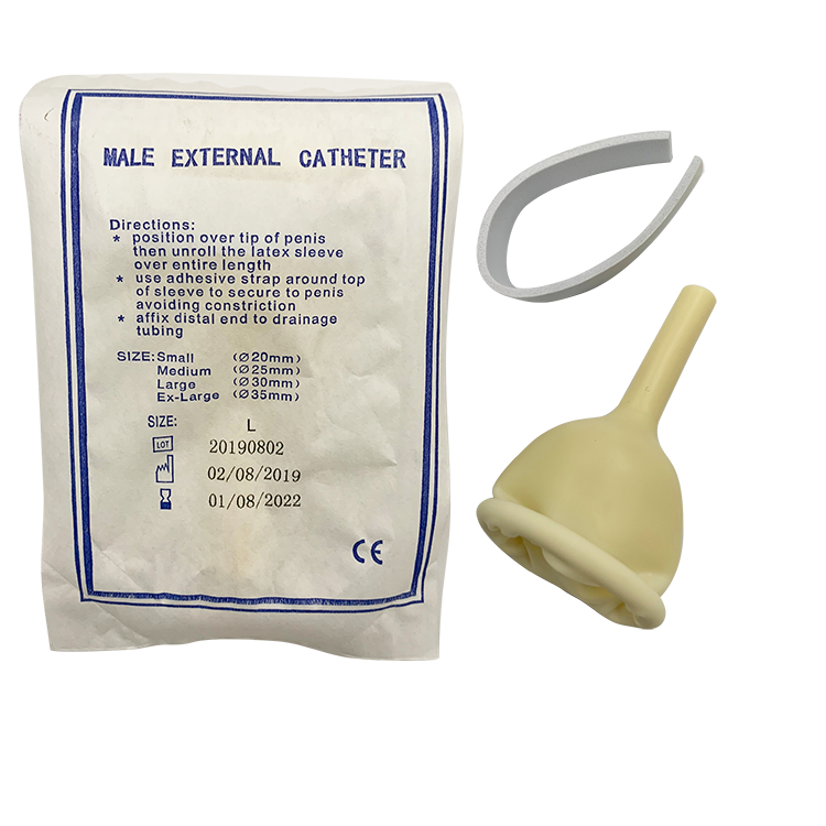 Catèter extern de preservatiu masculí de làtex d'un sol ús de gran venda 20253035 mm (4)