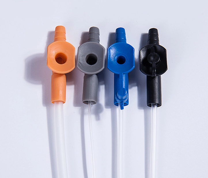 Suction Catheter -Taolo ea Thumb (Mofuta oa Cap-cone)