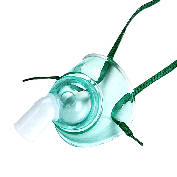 DEHP free comfortable touch tracheostomy oxygen mask with 360 rotation connector Tracheostomy Mask