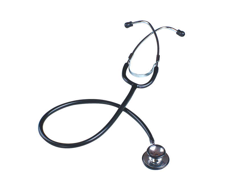 Dual head stethoscope with non-chill ring with soft eartips KM-DS293