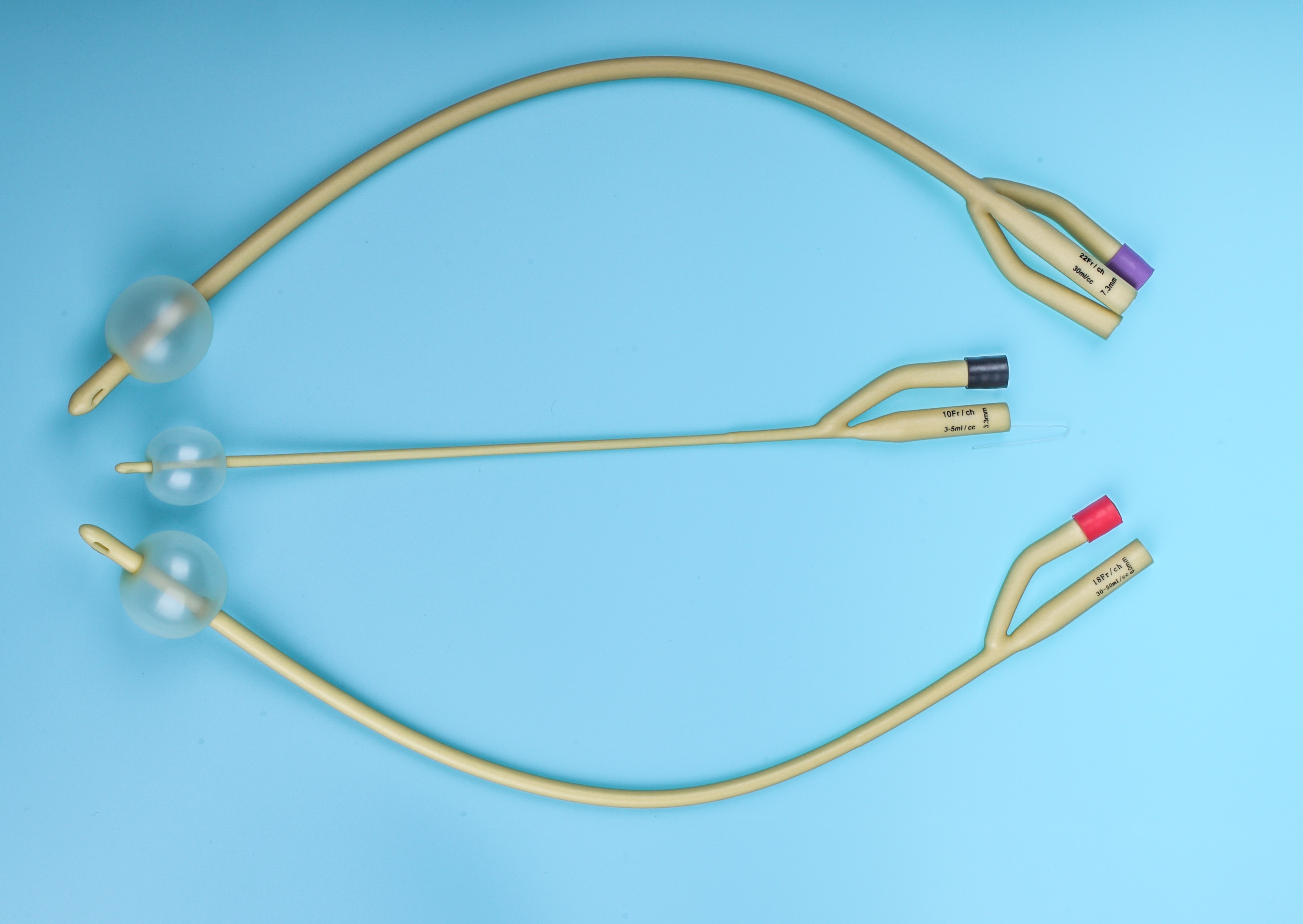 Good QualityDisposable Latex Foley Catheter Silicone Coated (1)