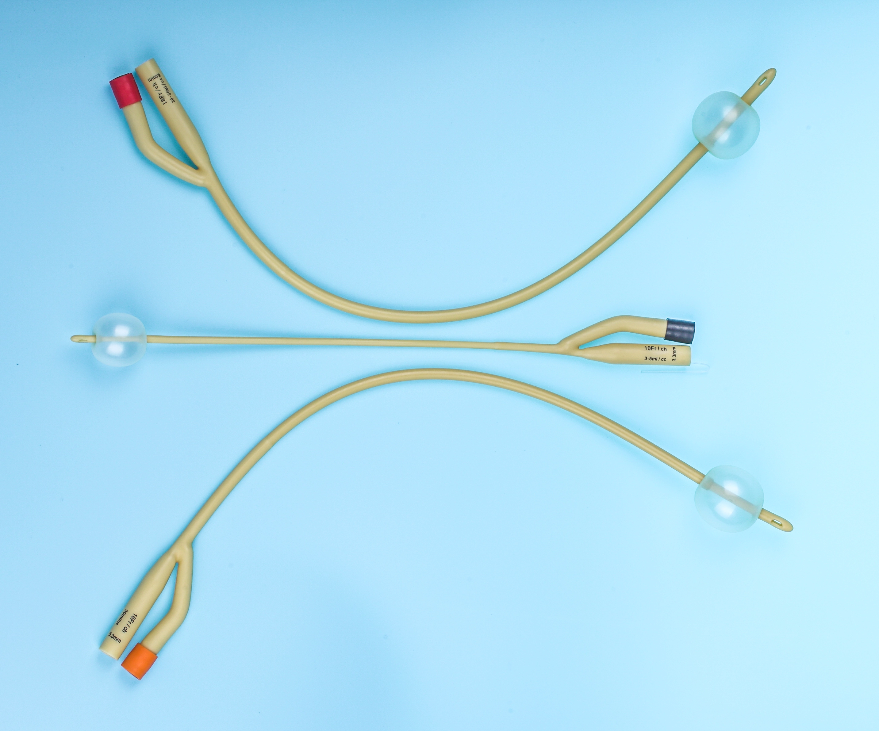 Good QualityDisposable Latex Foley Catheter Silicone Coated (3)