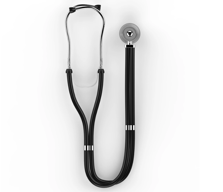 Sprague Rappaport Stethoscope Silver color chest oiece